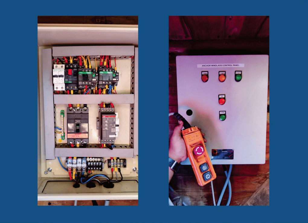 Panel Kontrol Jangkar Kapal