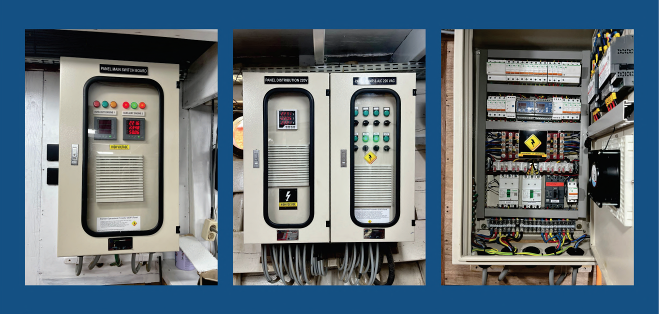 Panel Distribusi Incoming Genset Kapal